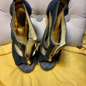 Micheal Kors Denim Heels